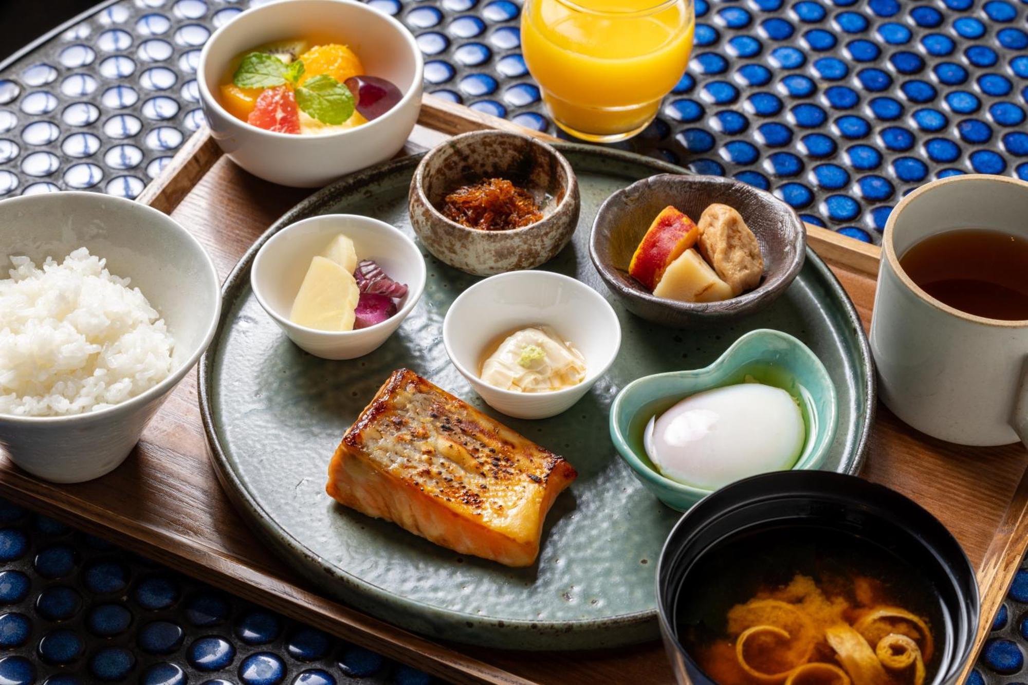 Ace Hotel Kyoto Ngoại thất bức ảnh A Japanese breakfast